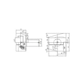 B3A Radial, Short, Coolant B3A-161234~502544 - Makotools Industrial Supply Tools for Metal Cutting